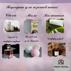 Prof-Royal отдушка парфюмерная Black Wood для свечей, мыла и диффузоров, 100 мл