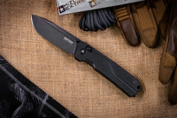 Складной нож SRM Rubik Large BlackWash сталь 10Cr15CoMoV рукоять Black G10 (7228L-GB)