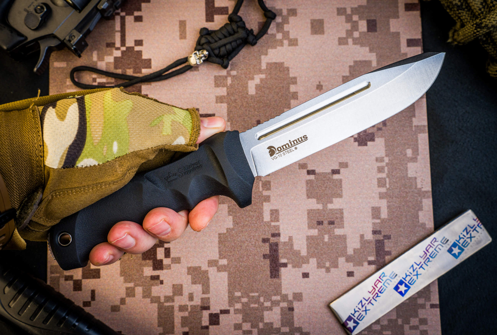Тактический нож Dominus VG-10 (Cryo) StoneWash