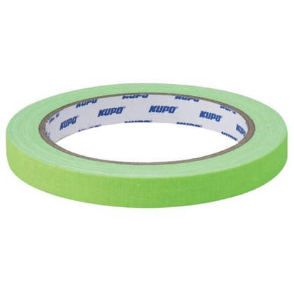 KUPO CSS-1215GN Cloth Spike Tape, green 12mm*13,72m Скотч зеленый