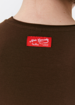 Лонгслив женский Brezza, шоколад