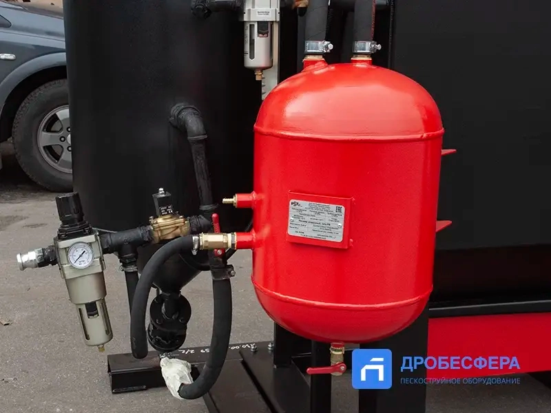 Пескоструйная камера PST КСО-150-Н-ФВР-М (4кВт) с боковой загрузкой