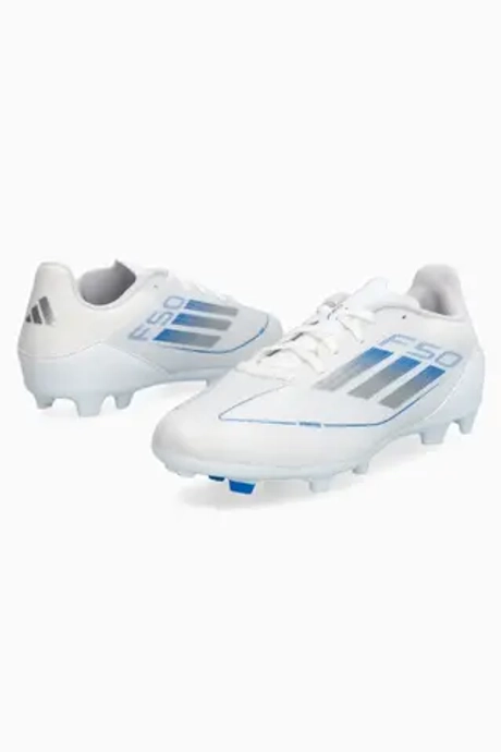 Бутсы adidas F50 League FG/MG Junior - белый