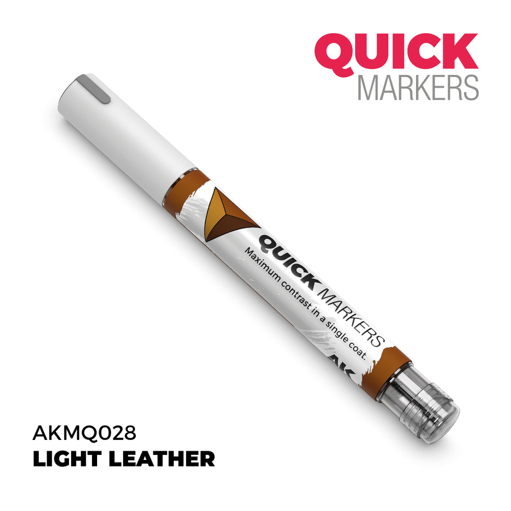 Акриловый маркер AK Interactive Quick Marker Light Leather