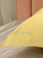 Однотонное постельное белье из сатина La Perla | Lemon