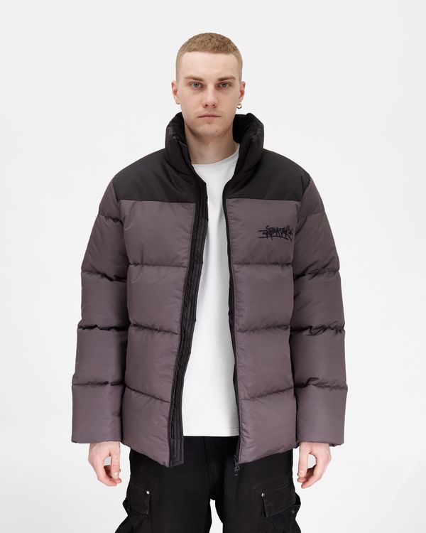 Пуховик AW24 Downjacket Combo темно-серый - фото 4