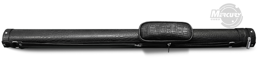 Тубус на 1 кий Perfect (1 карман) - черный crocodile