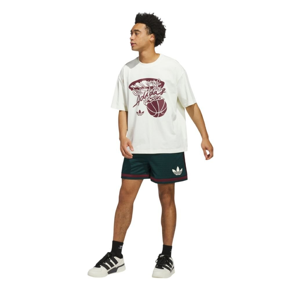 Баскетбольная футболка adidas Hot Shot Graphic White T-shirt