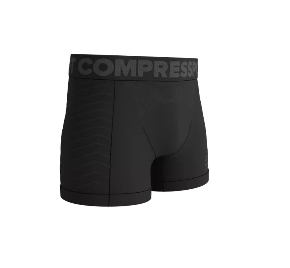 Боксеры Бесшовные Black/Grey