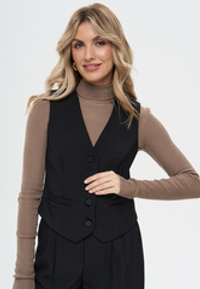 Жилет приталенный