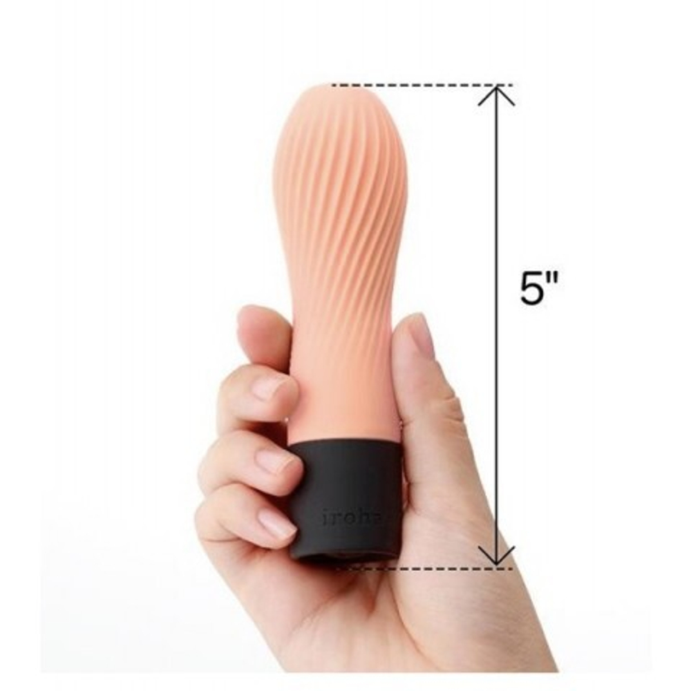 IROHA ZEN Вибратор Hanacha персиковый