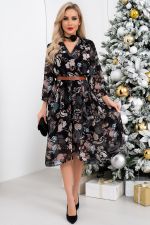 Платье Адель (черный) Р11-2003 Nikol (Акция)