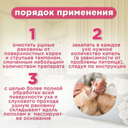Противопаразитарный раствор для наружного применения для кошек, собак и пушных зверей Ципам (Цамакс),20 мл Циперметрин/Амитраз