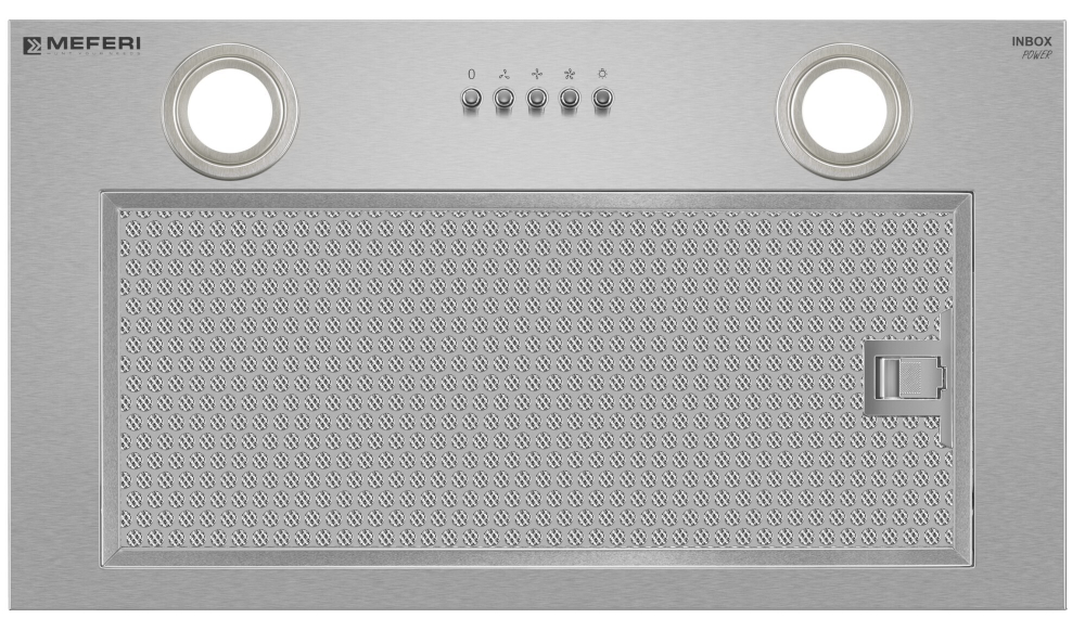 Полновстраиваемая вытяжка Meferi INBOX52IX POWER фото 5
