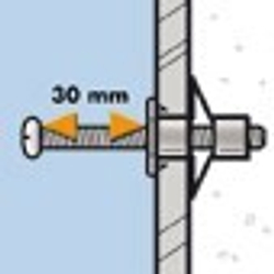 инструмент EDMA ULTRA-FIX для постановки дюбелей для гипсокартонных листов 023255