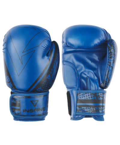 Перчатки боксерские ODIN, ПУ, синий, 12 oz
