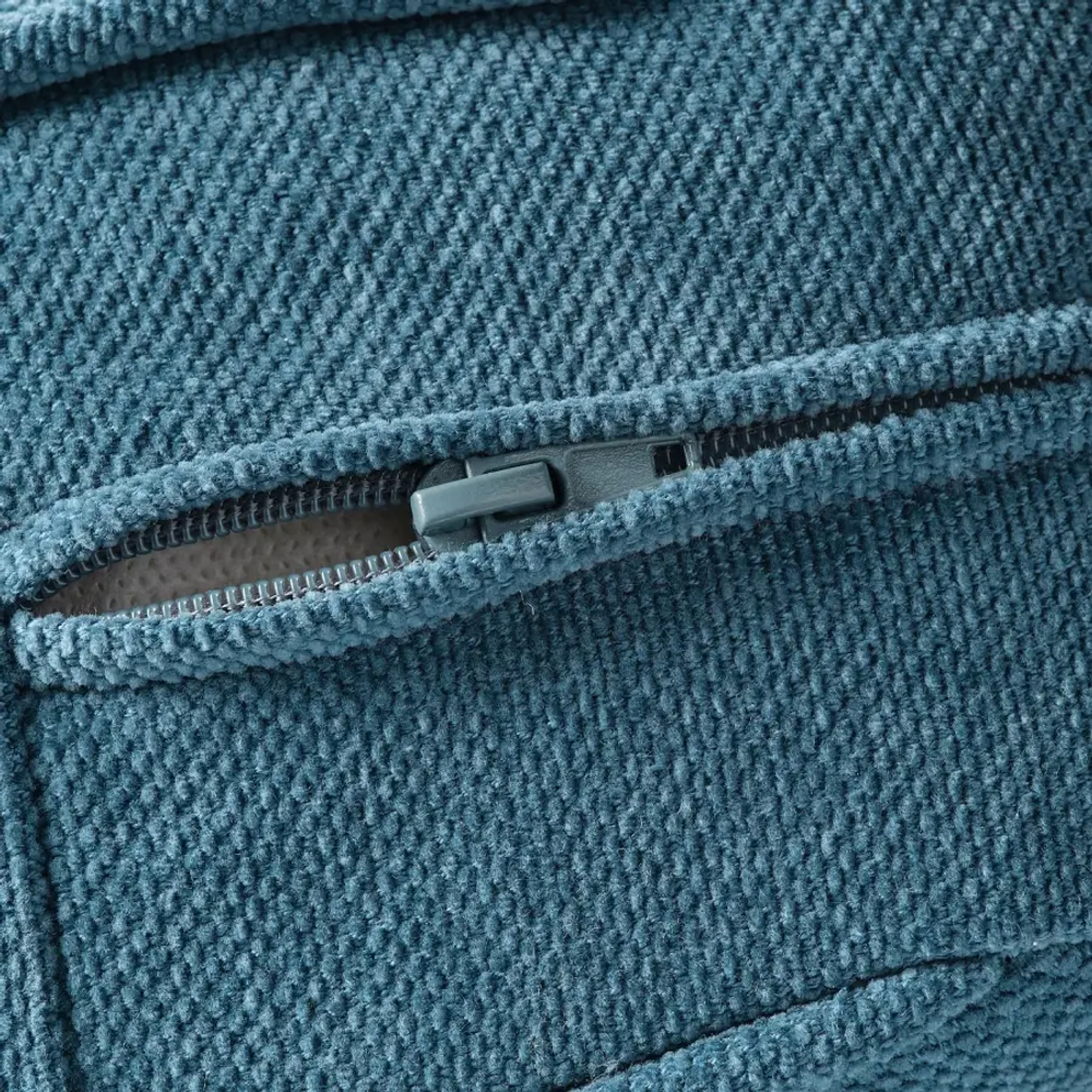 Диван 4-местный с оттоманкой - IKEA KIVIK/КИВИК ИКЕА, синий