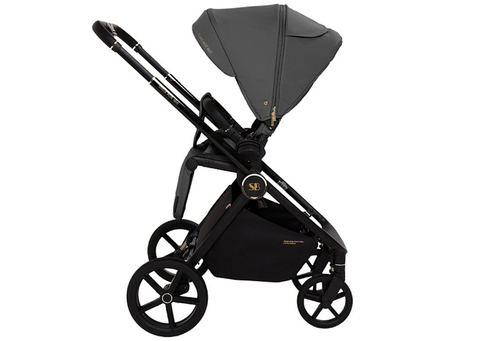 Детская коляска Sweet Baby Stella Plus Therma 2 в 1 427415 Dark Grey