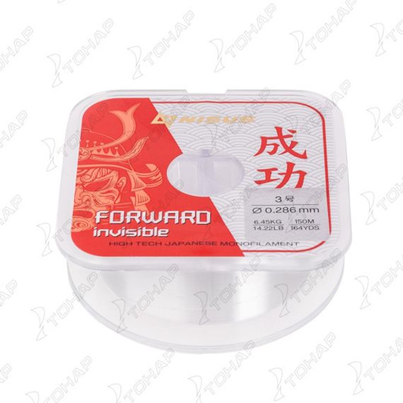 Леска FORWARD Invisible 0,286mm/150m Nylon Transparent (N-FI-0286-150) Nisus
