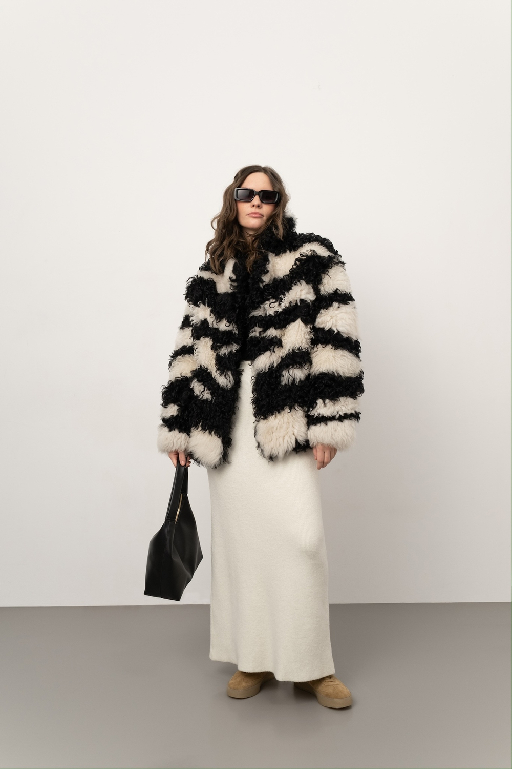 Шуба "Круэлла Де Виль"