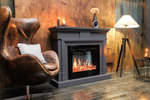 Каминокомплект Coventry Graphite Grey - Серый графит с очагом Jupiter FX New