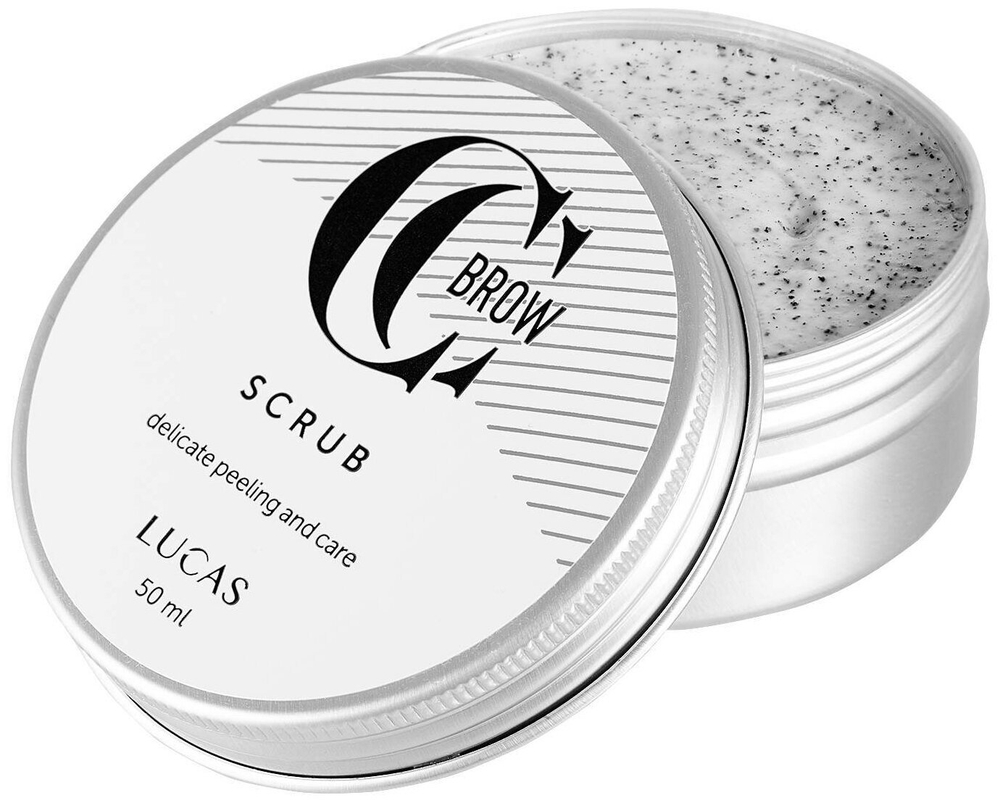 Скраб для бровей Brow Scrub, 50 мл