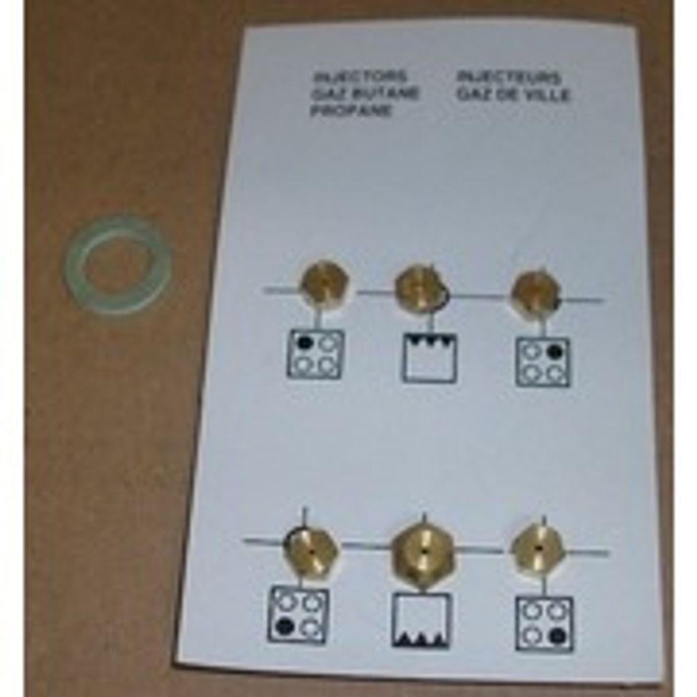 Комплект жиклеров на газовую плиту Беко с балонным газом  4431910023