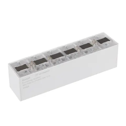 Коннектор прямой MAG-CON-45-I-POWER (WH, 5LN) (Arlight, IP20 Металл, 5 лет) 046837