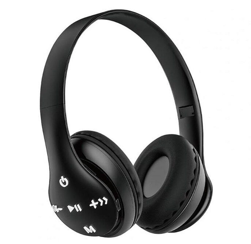 Полноразмерные Bluetooth наушники Basst Headphones LS-550, Hd 4D (черный)