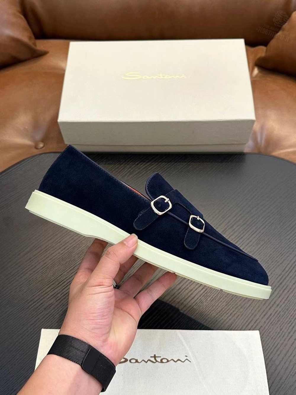 Лоферы Santoni