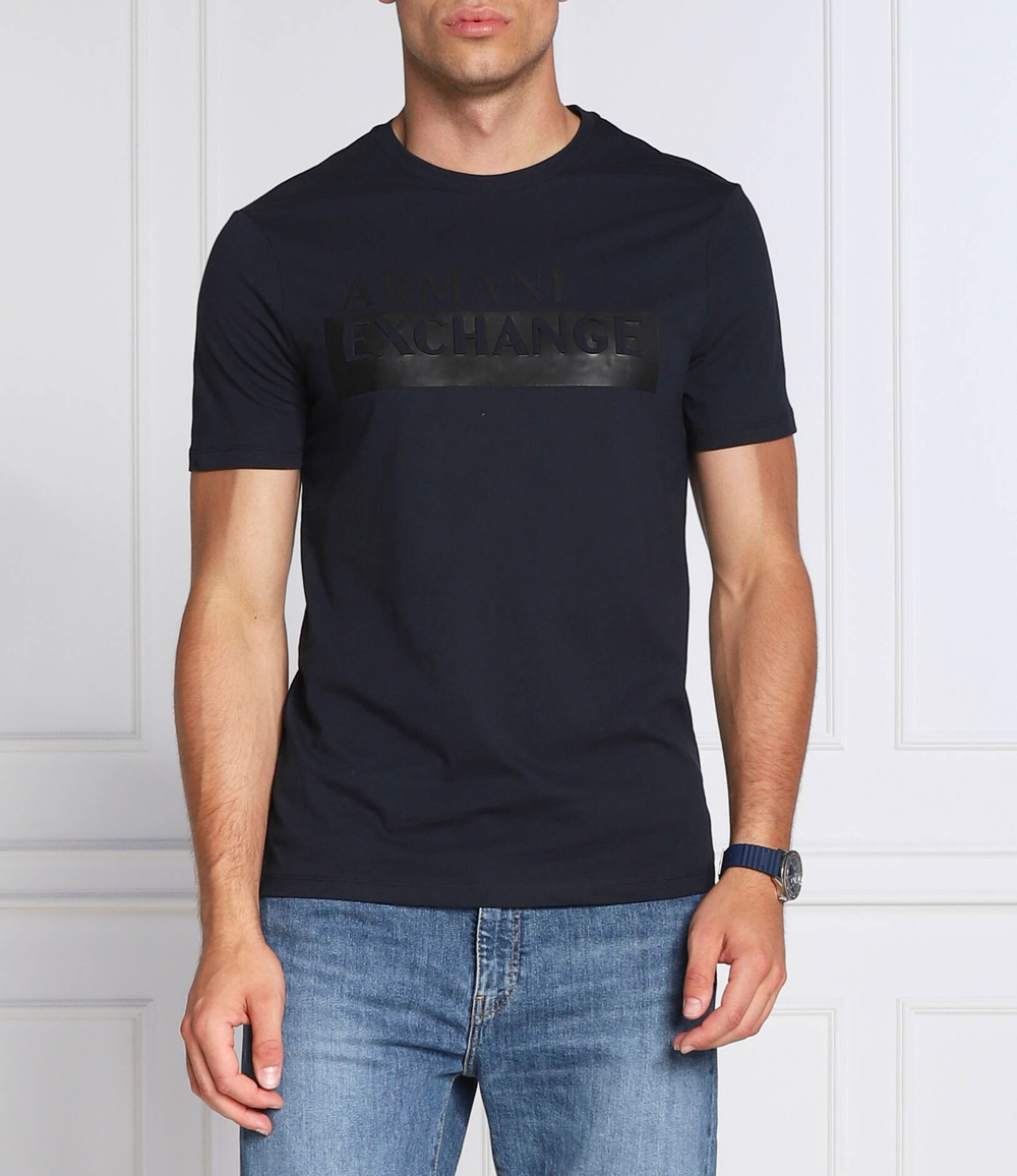 футболка Armani Exchange - темно-синий(6LZTBE ZJGCZ)