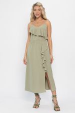 Сарафан Вечер в Сорренто (хаки) П13870-7М LT Collection