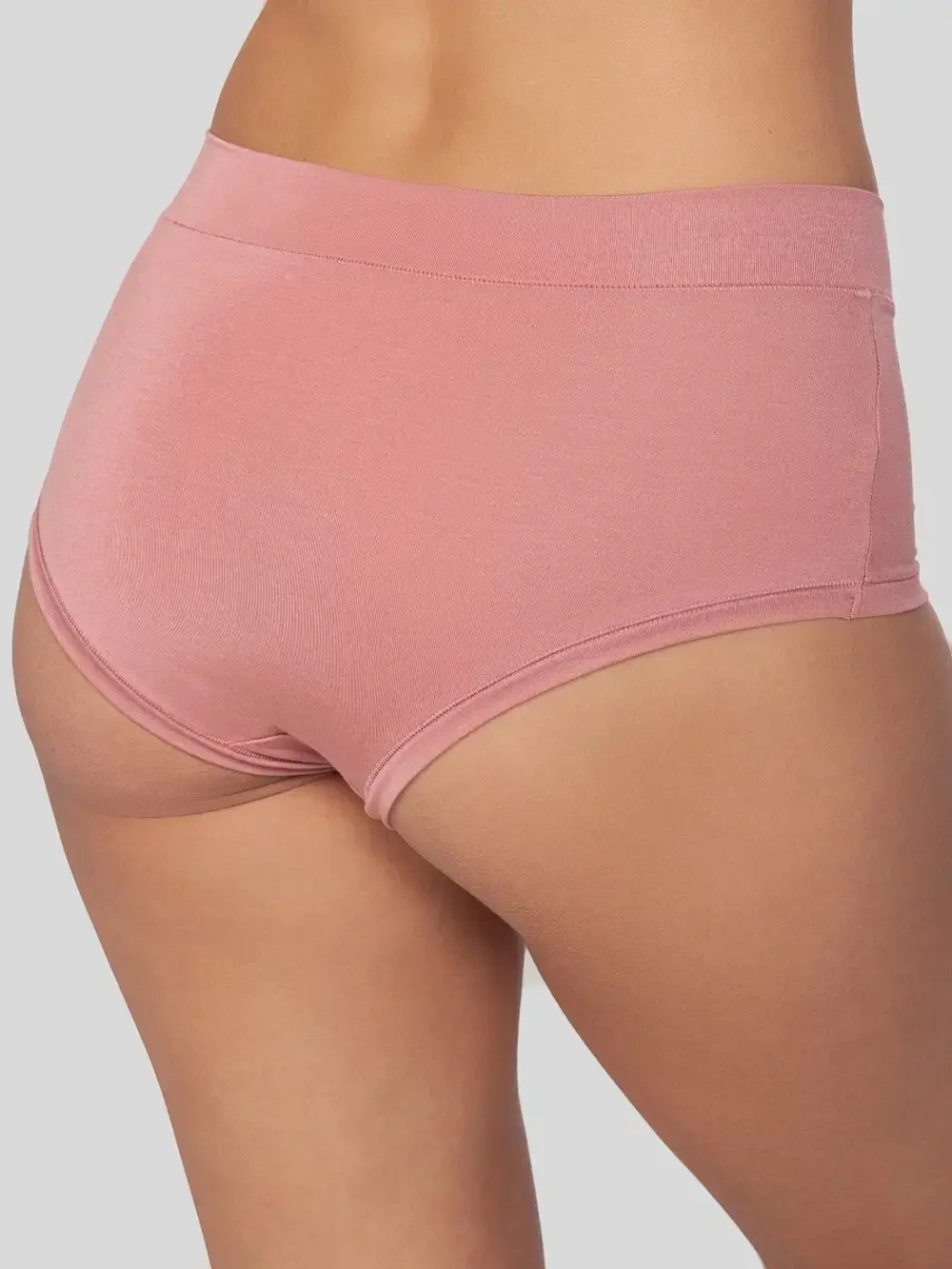 Трусы шортики высокие бамбук