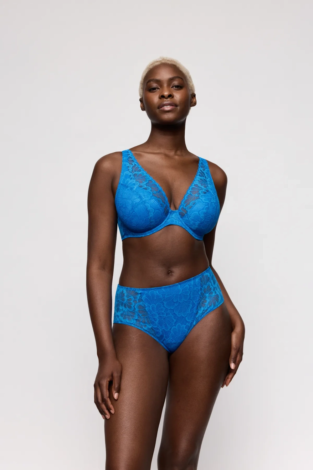 PRIMADONNA Бюстгальтер с глубоким V-образным вырезом, синий