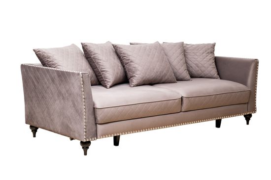 Диван Sorrento 230M трехм. раскл.,велюр сер.Colt017 230*101*86