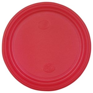 Тарелка Россия d 205 мм КРАСНАЯ 50 шт/уп 40 уп/кор
