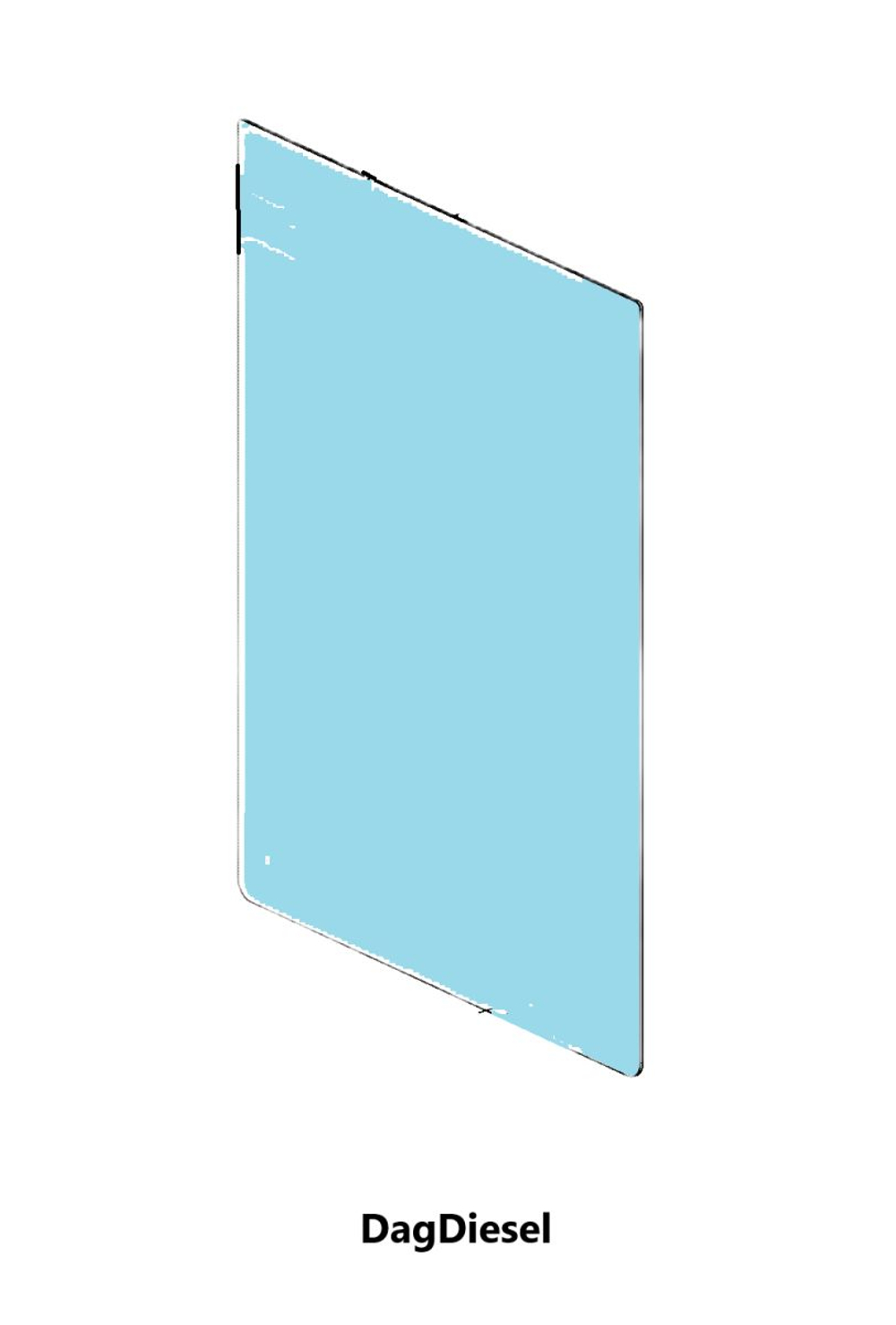 Стекло заднее JCB 332/G3804