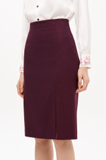 4905 Юбка женская (бордо)