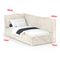 Кровать Bever ЛЕВАЯ 90 с подъемным механизмом Nebby 205