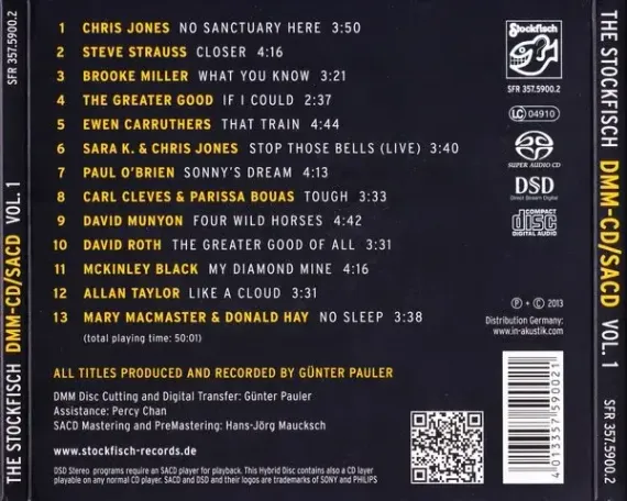 Various – The Stockfisch DMM-CD/SACD Vol. 1 - SACD
