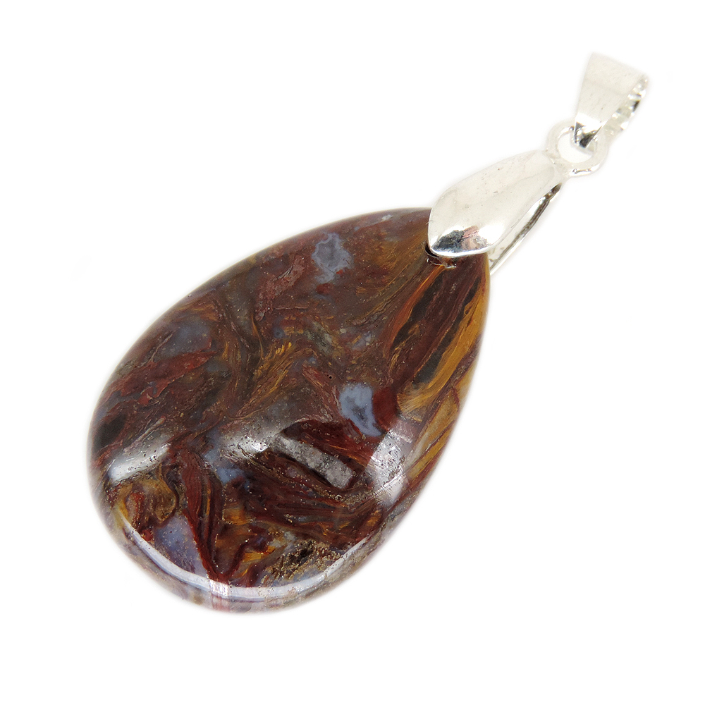 Кулон "Капля" питерсит медно-красный асс.
