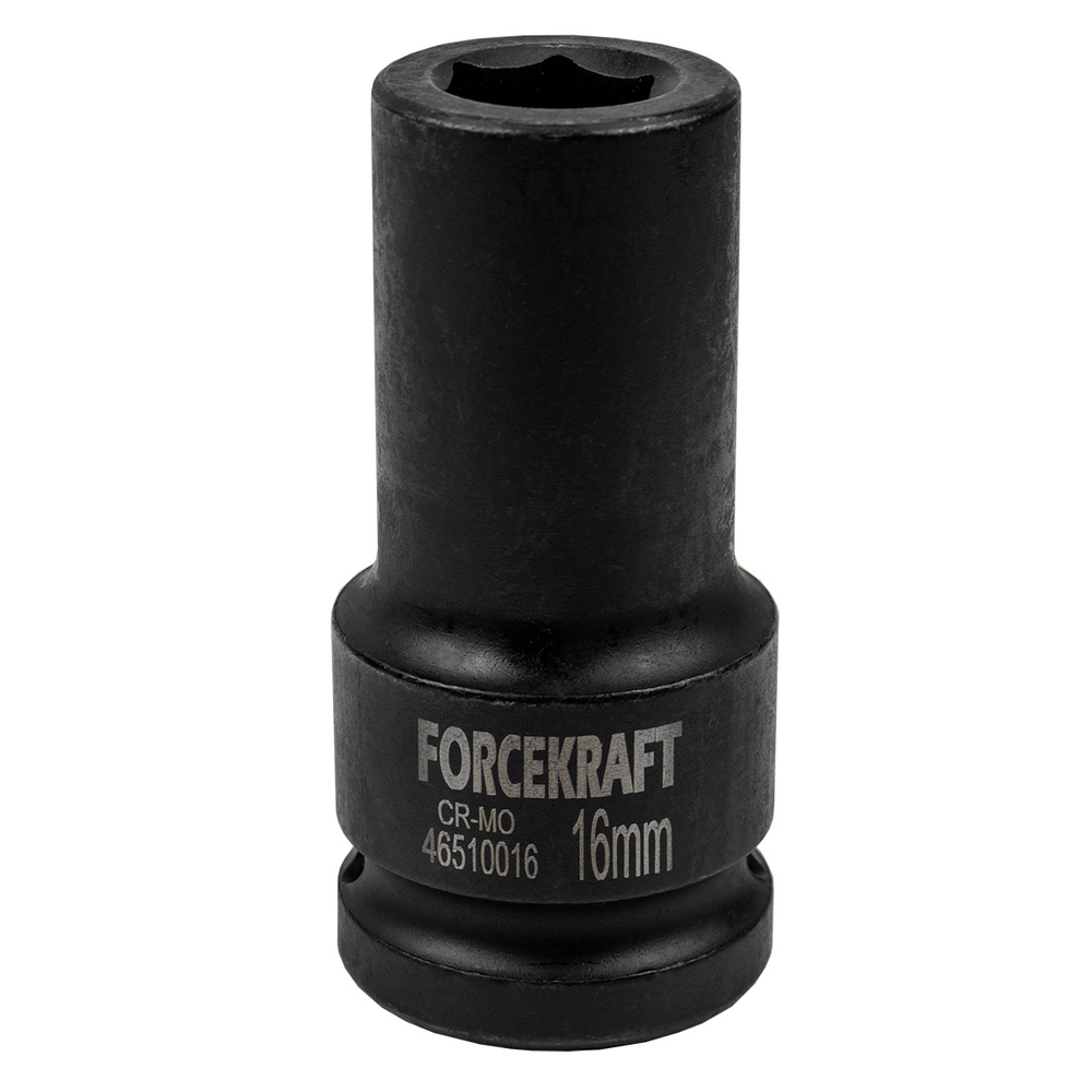 Головка ударная глубокая 3/4'', 16мм (6гр.) FORCEKRAFT FK-46510016