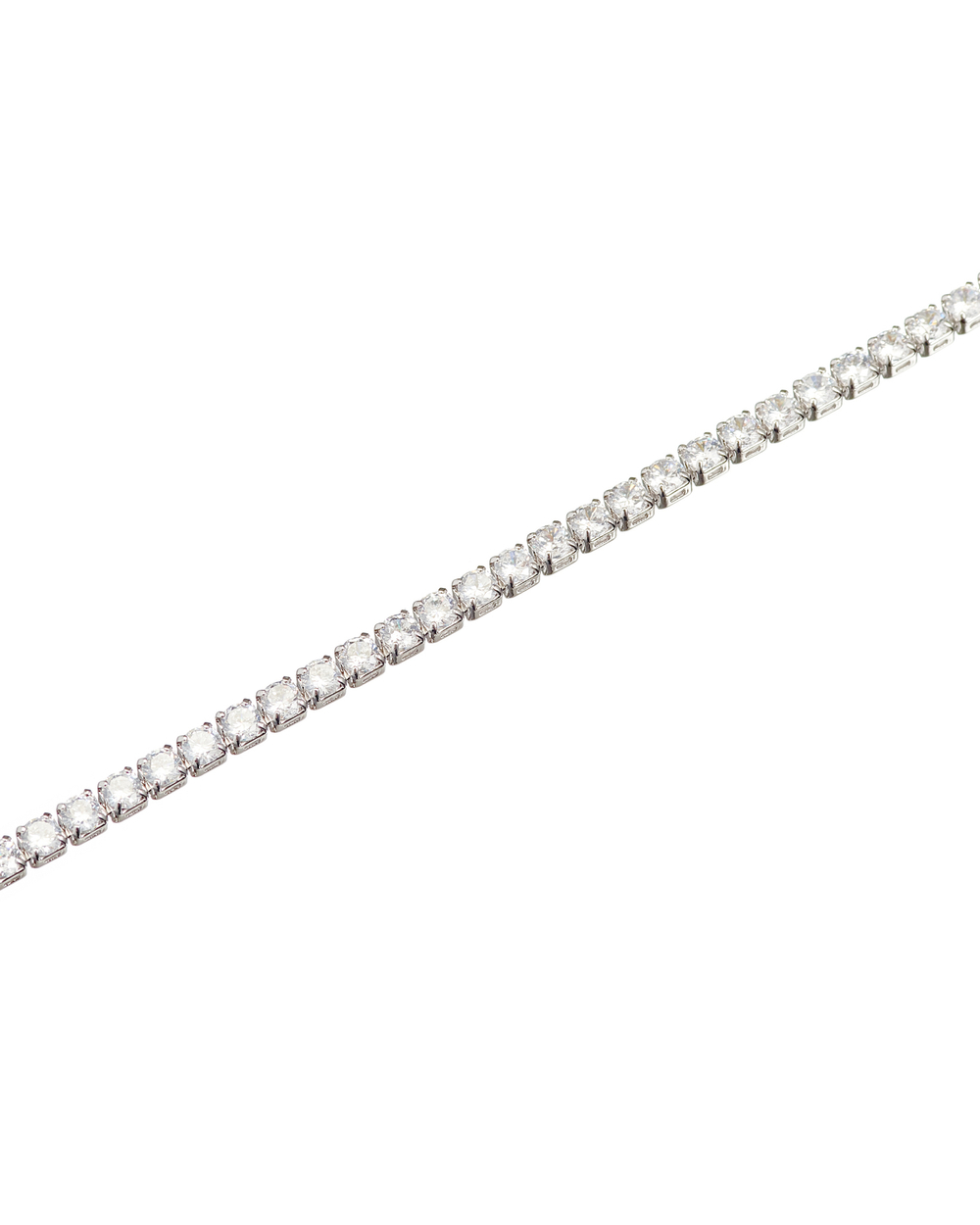 Браслет теннисный, мелкие камни