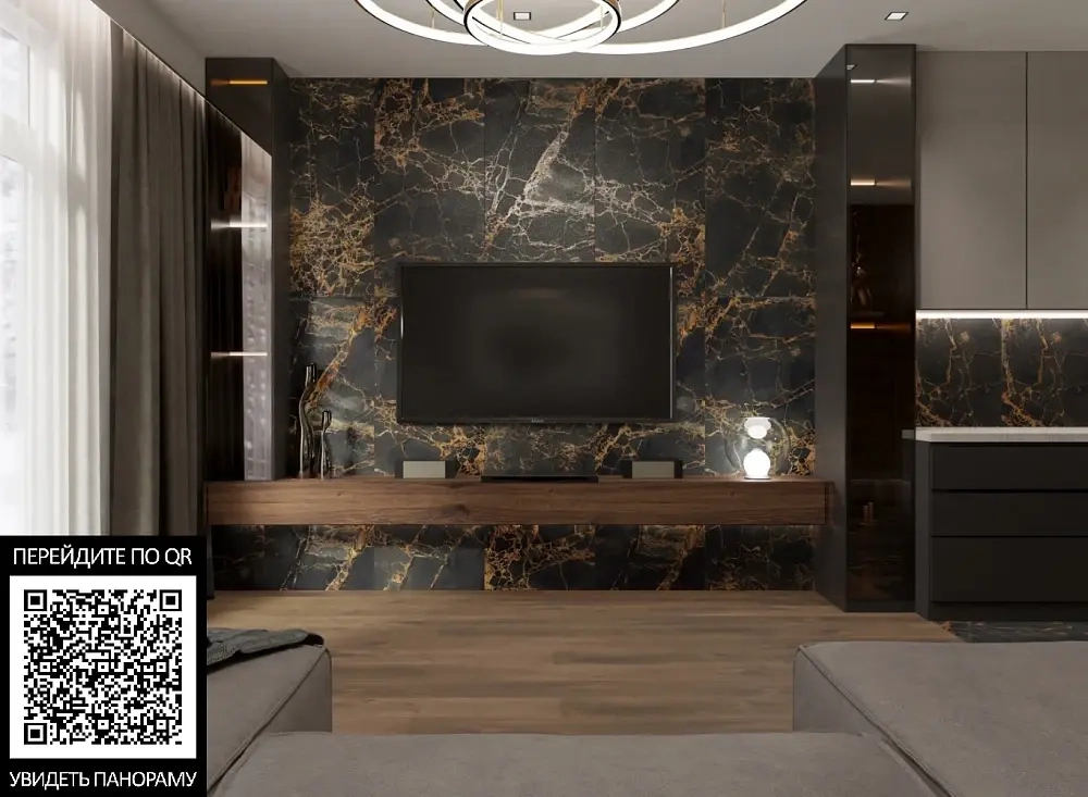 Керамогранит Primavera Golden Black Grit Granula 60x120 см (GG203)