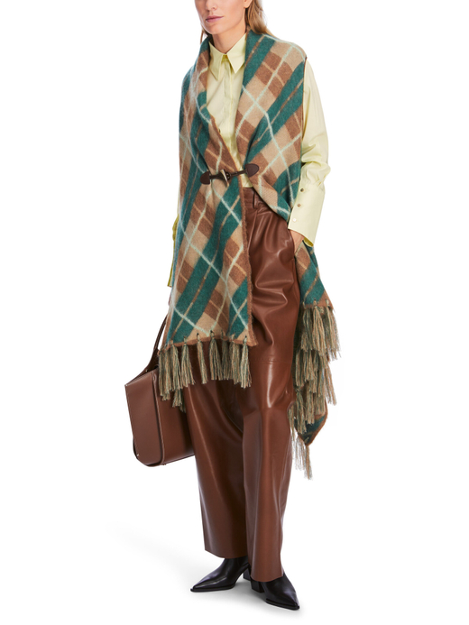 Кейп с шерстью альпака (Knitted in Germany)