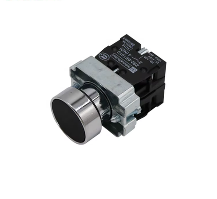 Кнопка без подсветки черная XB2-BA45