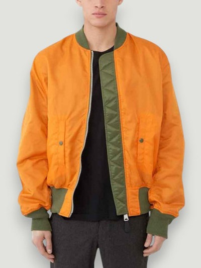 Куртка Бомбер Alpha Ind L-2B Loose Flight Jacket (олива - s.green)