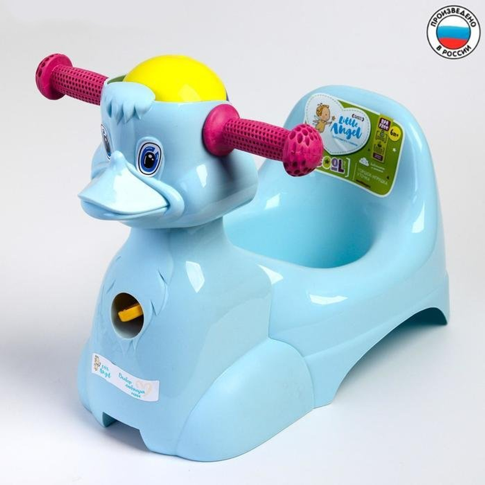 Горшок-игрушка "Уточка" арт. LA2714 ПЛАСТИК ЦЕНТР