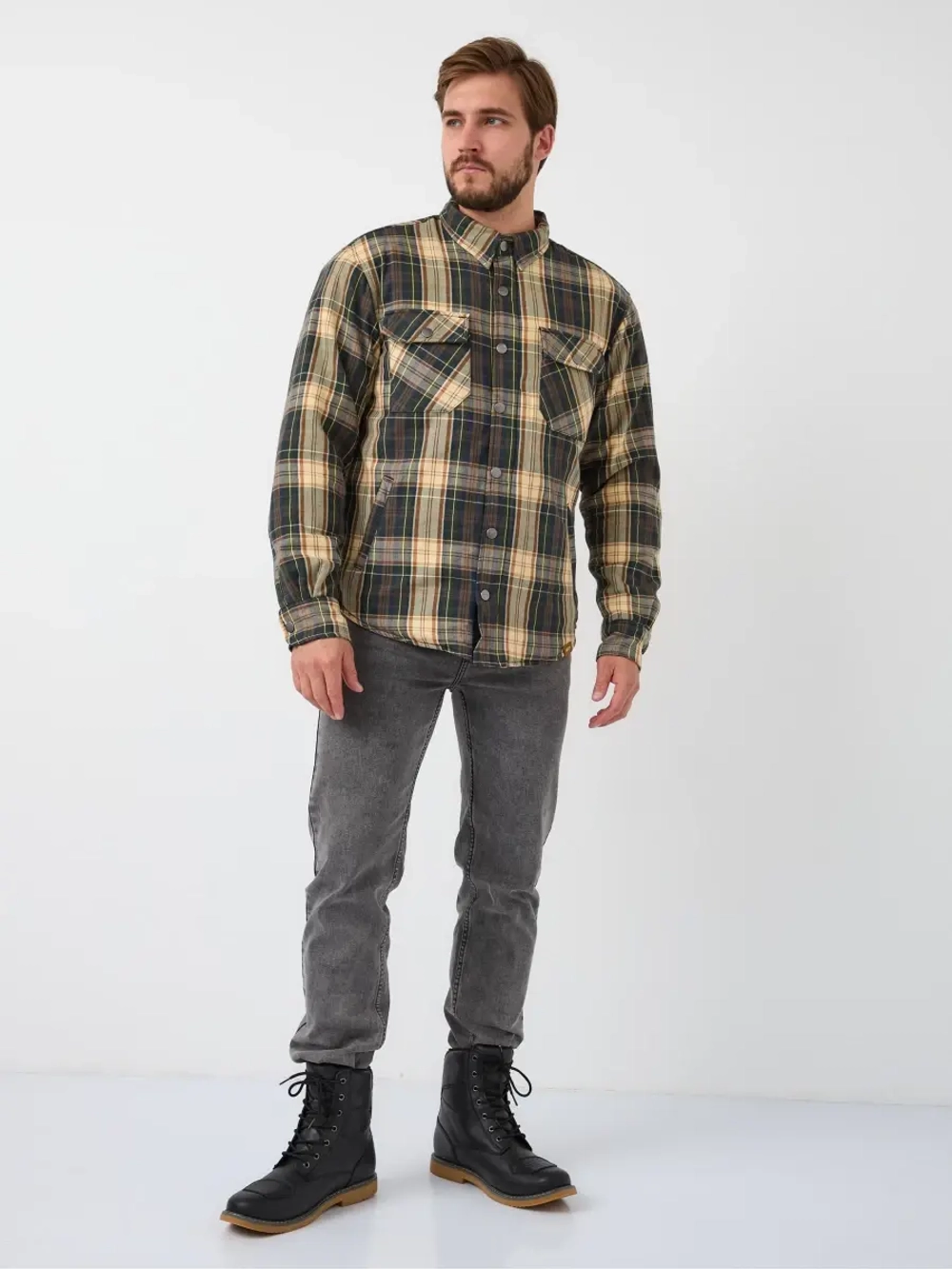 моторубашка MCP Rebel Full Kevlar Green/Brown