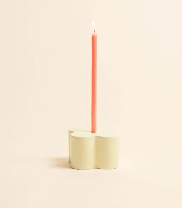 Подсвечник под тонкую свечу — Кватро, кукуруза | Мария Кеслер